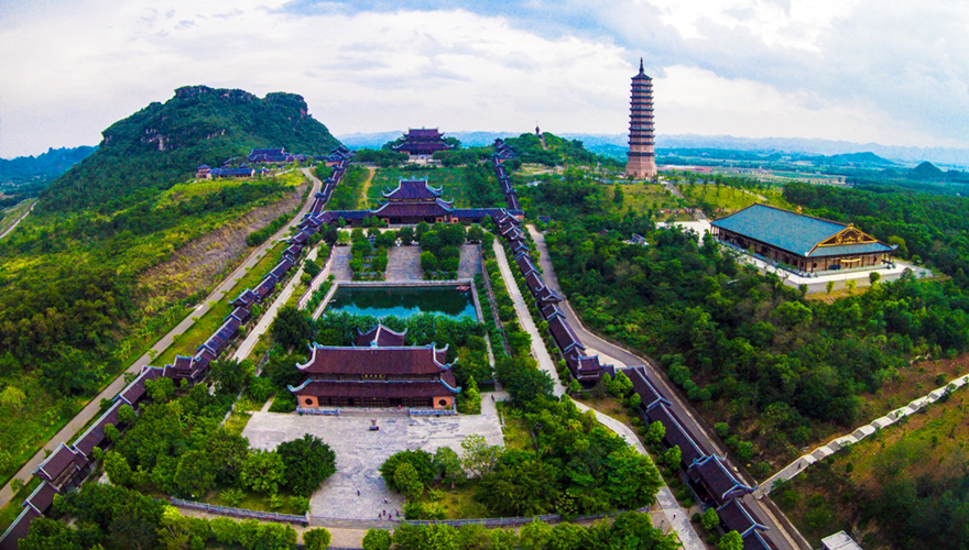 chÃ¹a bÃ¡i ÄÃ­nh trong tour du lá»ch ninh bÃ¬nh